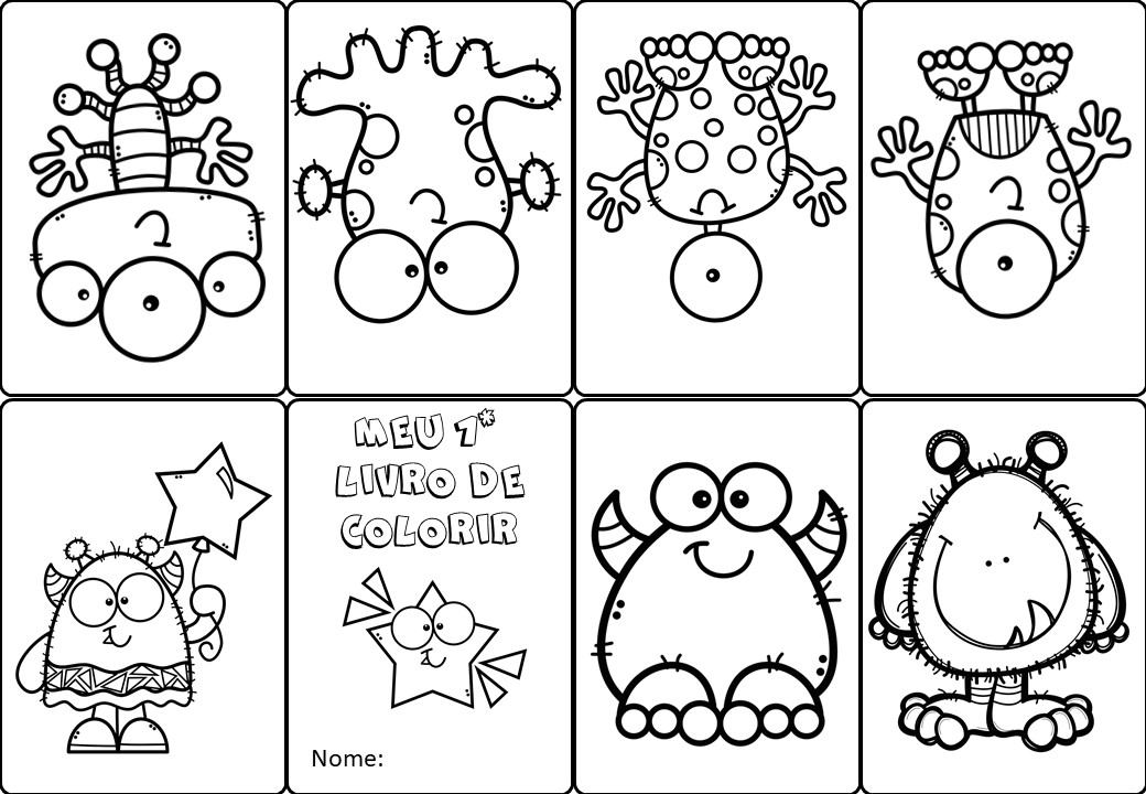 Dia das Crianças: Atividades de Colorir para Imprimir em PDF