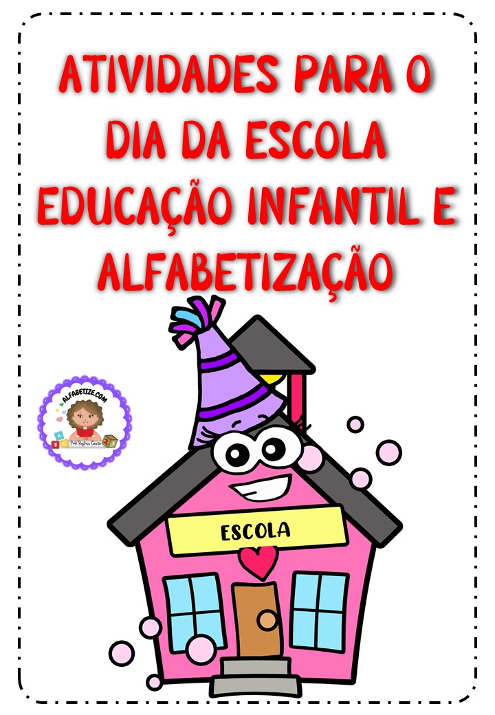 DESENHOS PARA COLORIR DIA DA ESCOLA, Cantinho do Educador Infantil